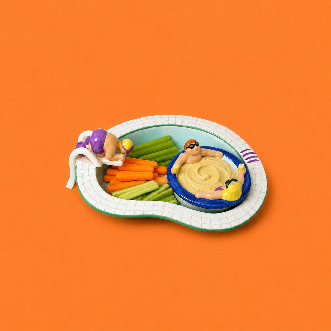 Poolside snack spread — Maison Retro New Arrivals summer collection