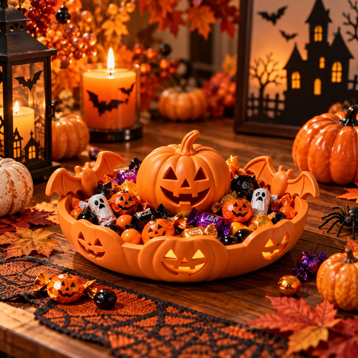 Trick-or-Treat Candy Tray