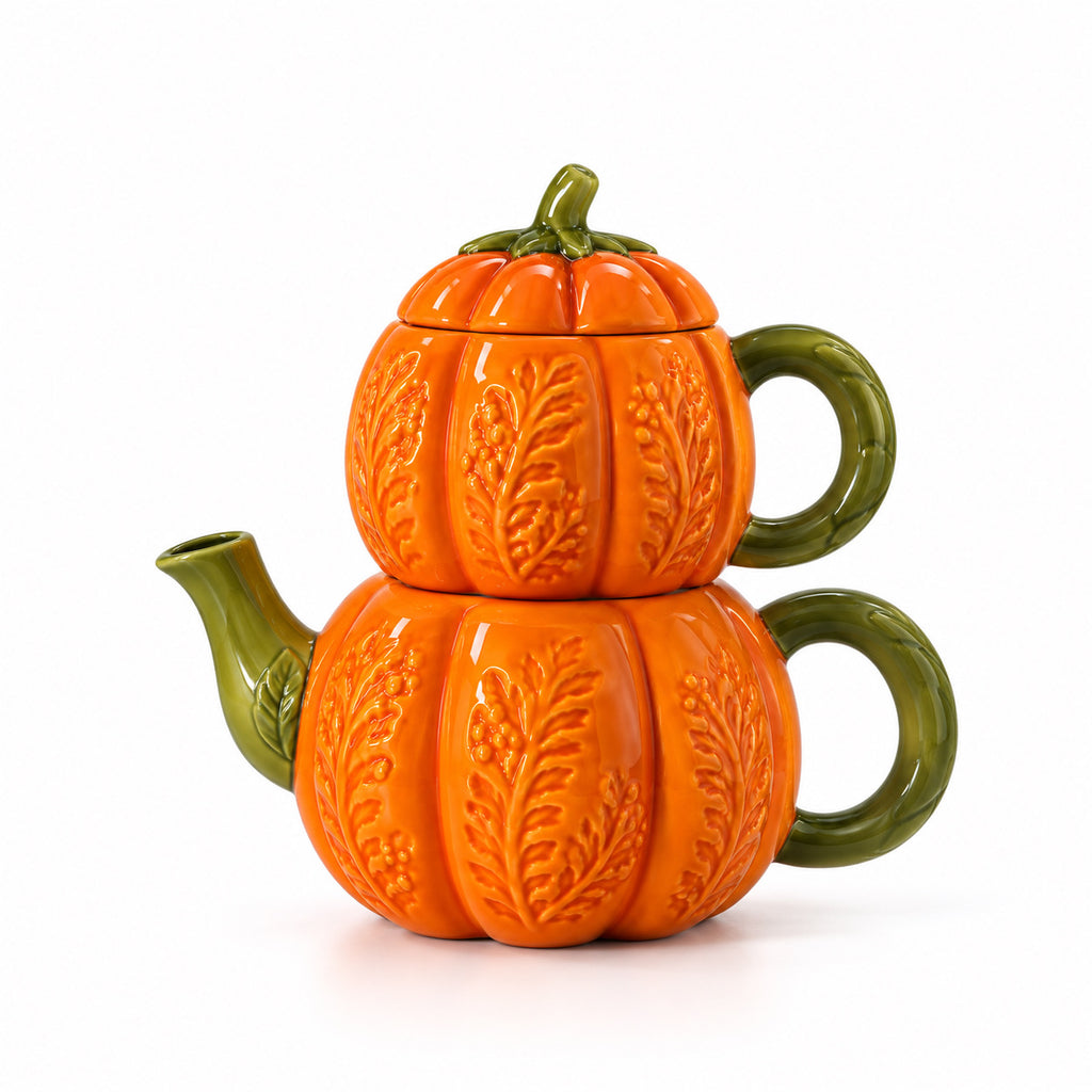 Pumpkin Spice Tea Set