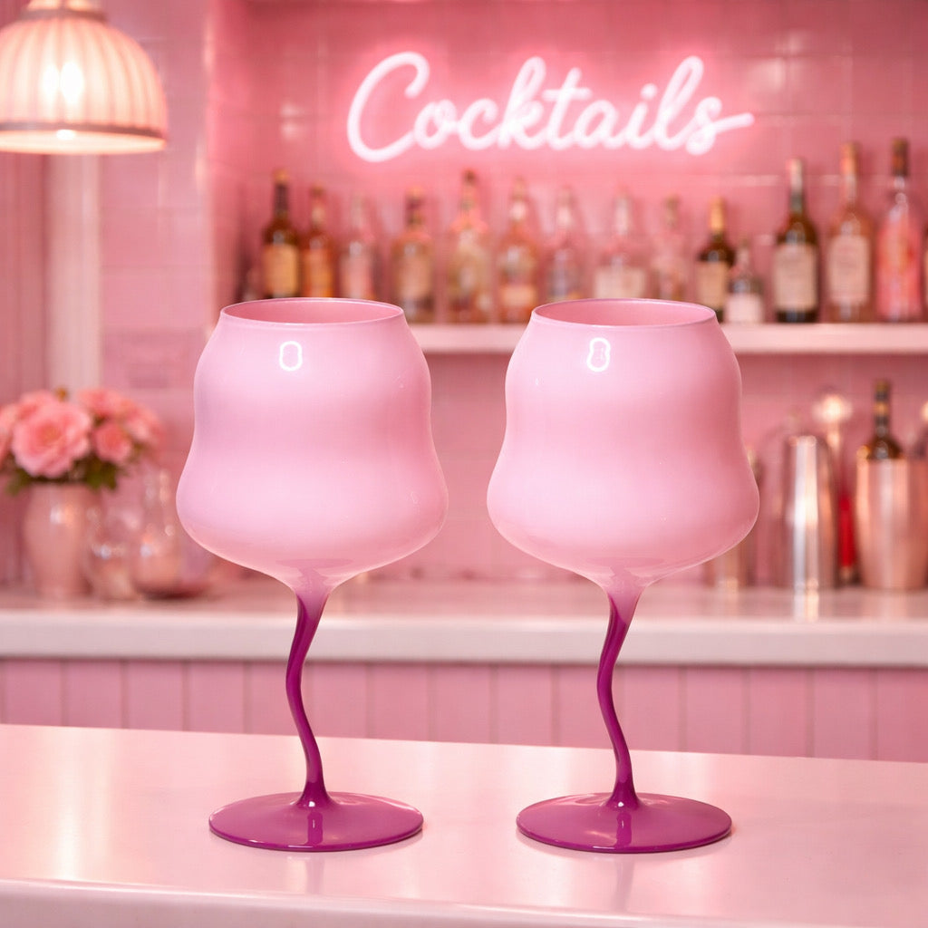 Pink Glasses (Set of 2)