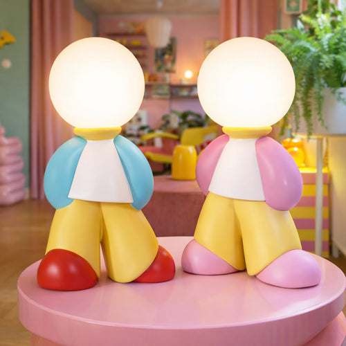 Boy And Girl Lamp