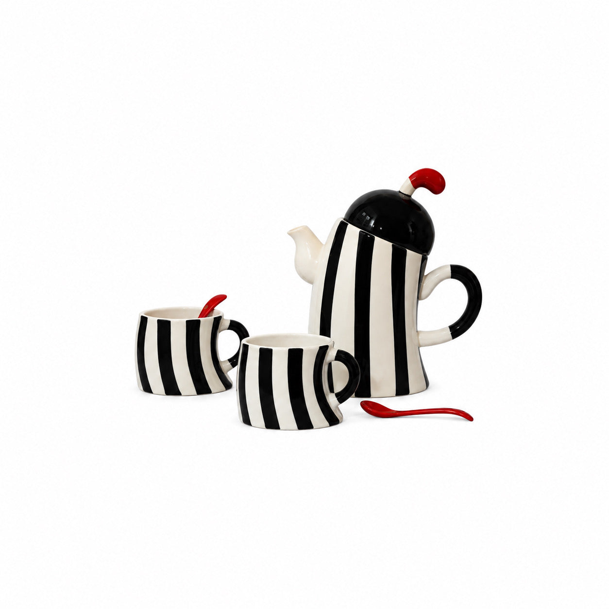 Striped Tea Set