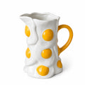 Egg Vase — fried egg ceramic pitcher vase