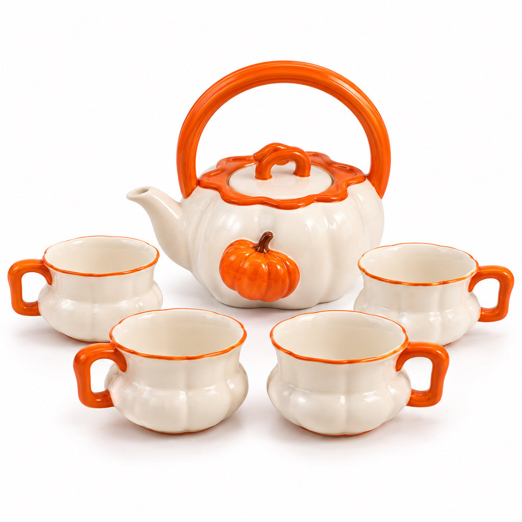 Pumpkin Harvest Tea Set