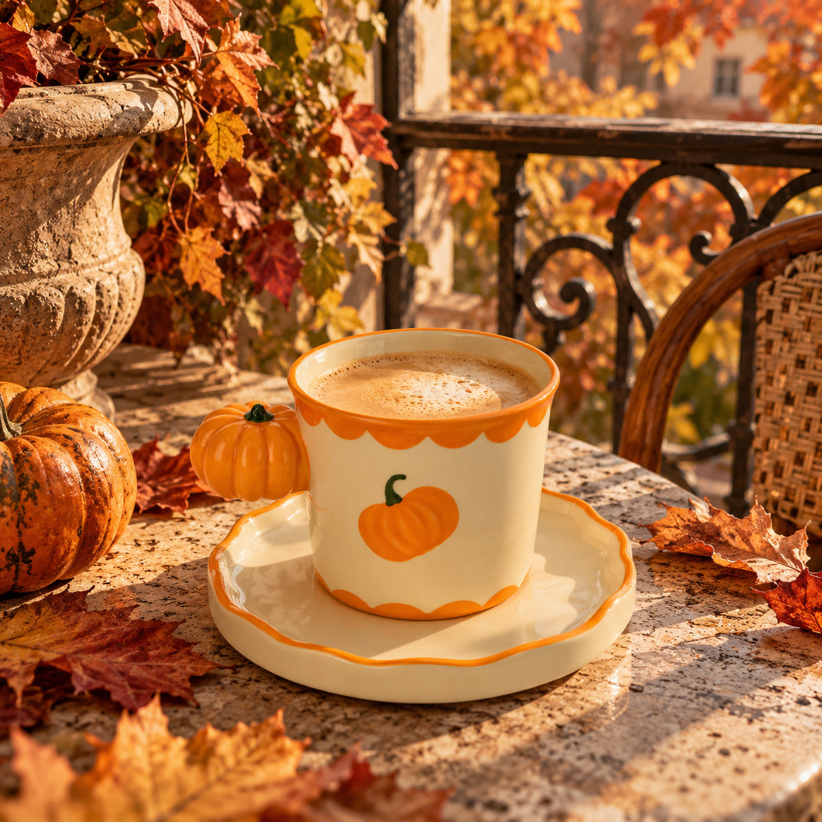 Little Pumpkin Cup & Saucer