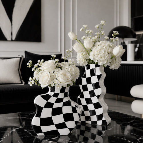 Chess Vases (Set of 2)