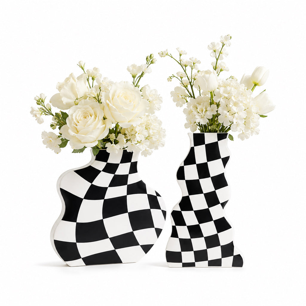 Chess Vases (Set of 2)