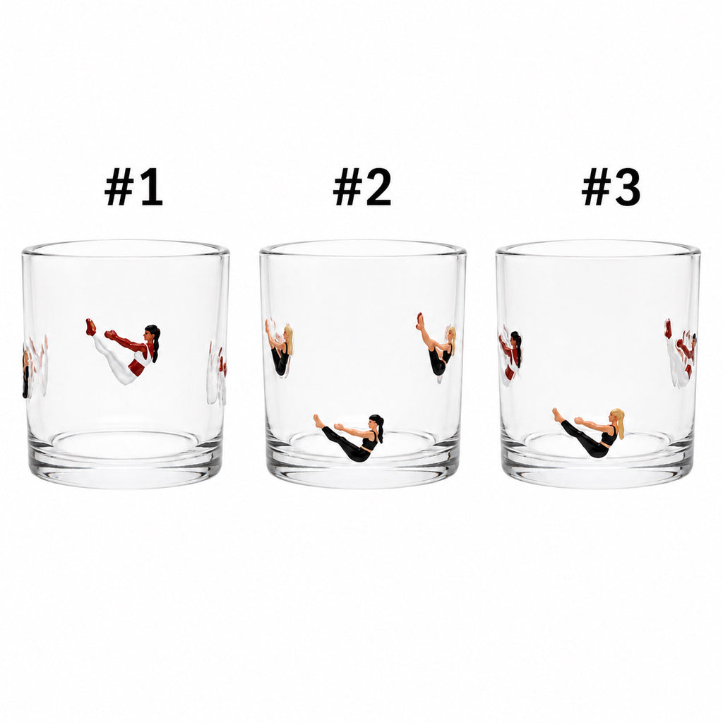 Pilates Girl Glasses (Sold individually) select your favorite from the options below