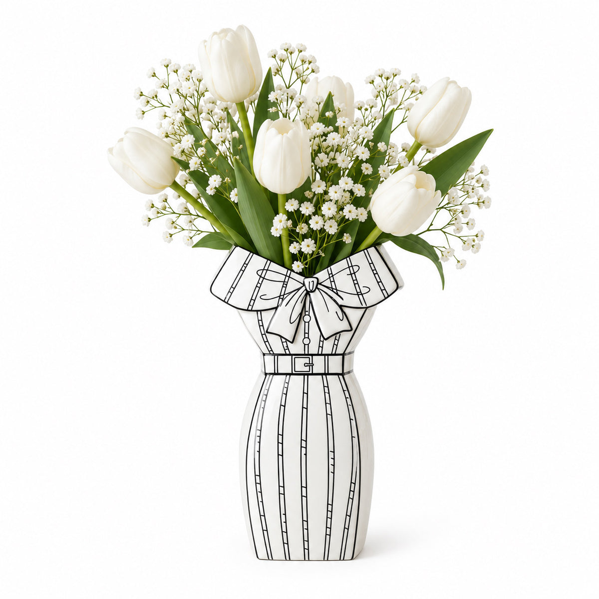The Bow Dress Vase